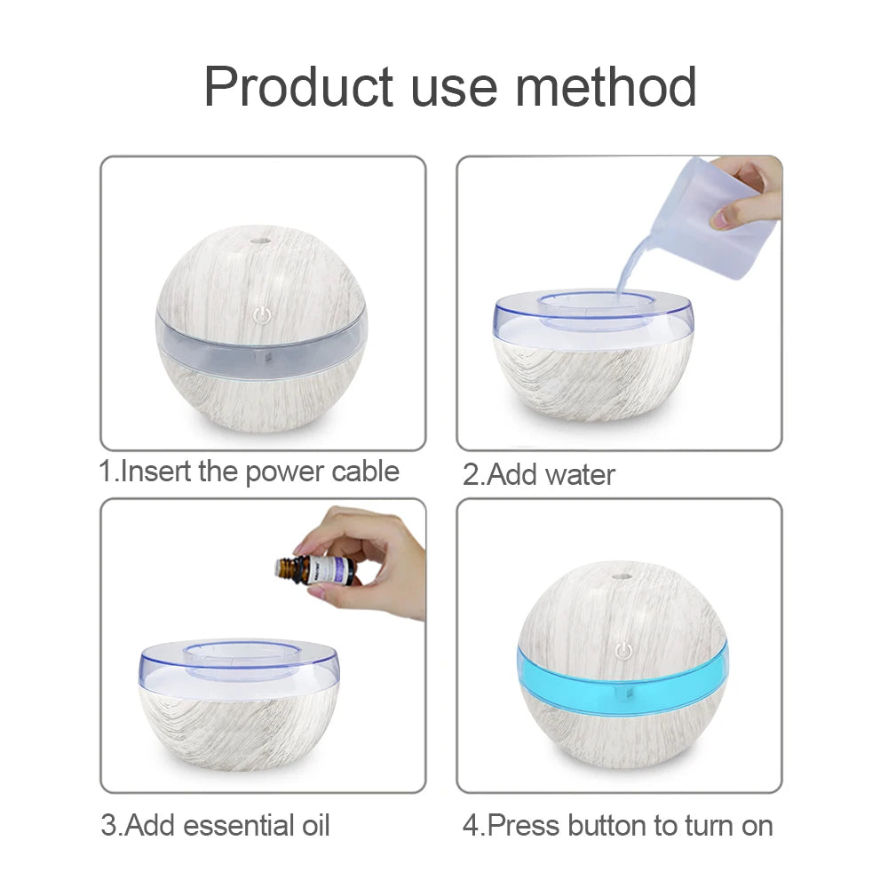 300ml Ultrasonic Humidifier