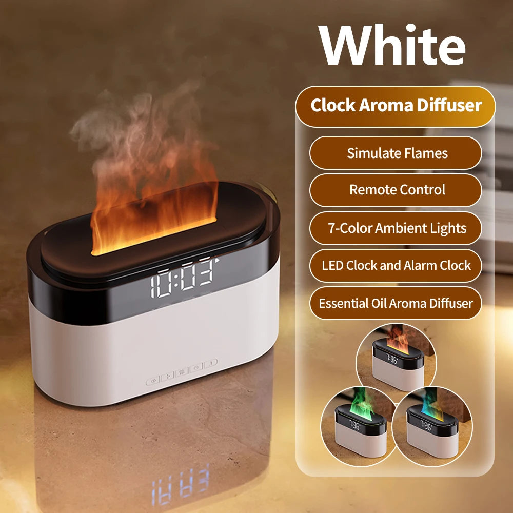 Remote Alarm Clock Aroma Diffuser