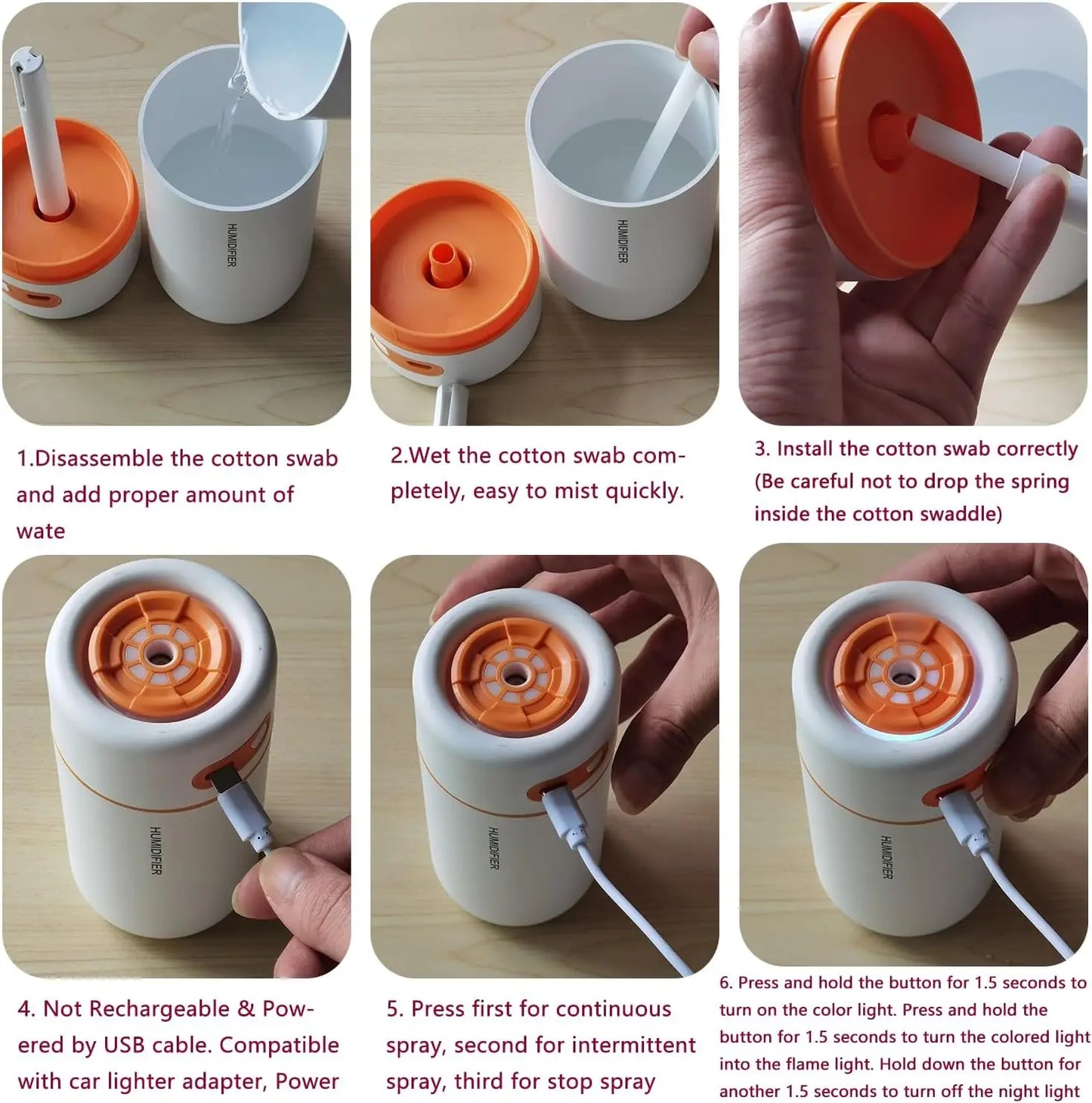 Mini USB Aroma Humidifier